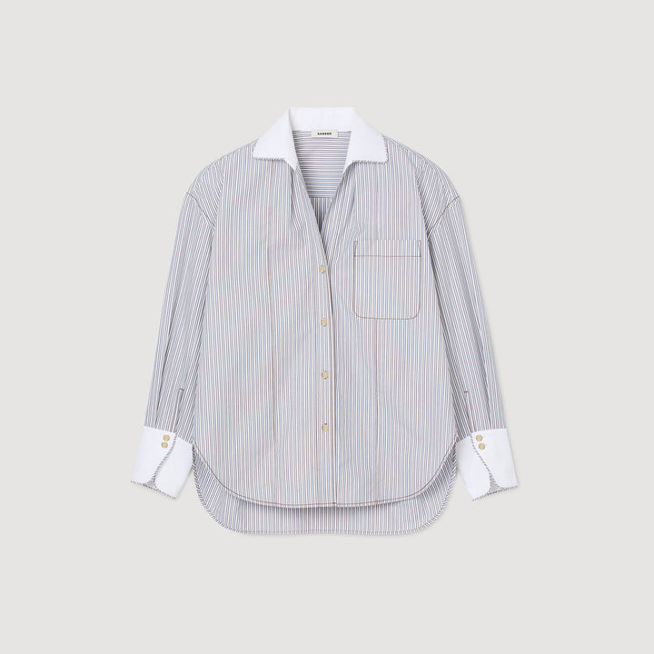 Camisa oversize a rayas
