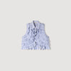 Camisa a rayas con volantes