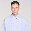 Camisa corta a rayas
