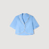 Camisa de algodón con perlas