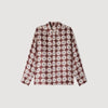 Camisa de seda con estampado floral