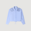 Camisa bordada de algodón