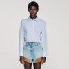 Camisa corta de cuadros