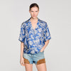 Camisa con estampado floral