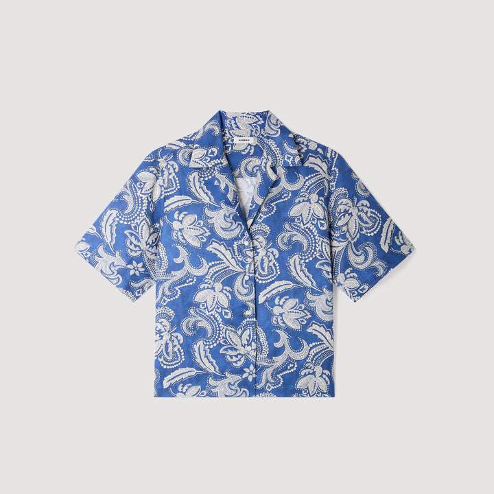 Camisa con estampado floral