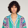 Camisa con estampado floral