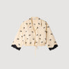 Camisa corta bordada con flores