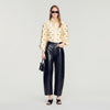 Camisa calada con strass