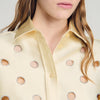 Camisa calada con strass