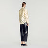 Camisa calada con strass