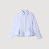 Camisa peplum a rayas