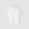 Camisa con espalda plisada