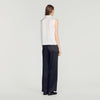 Camisa con cuello de volantes