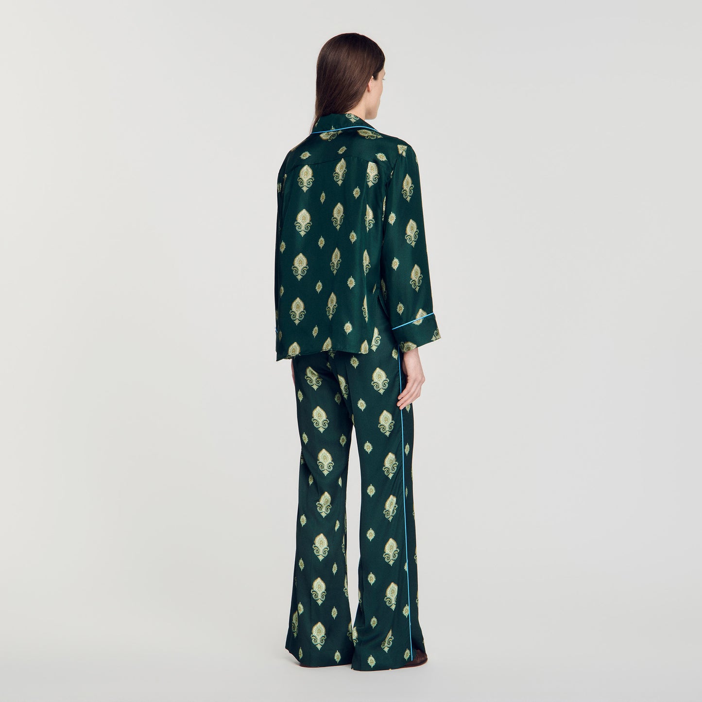 Camisa pijama estampada paisley