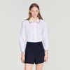 Camisa con cuello joya