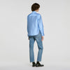 Camisa satinada con detalle joya