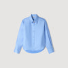 Camisa satinada con detalle joya