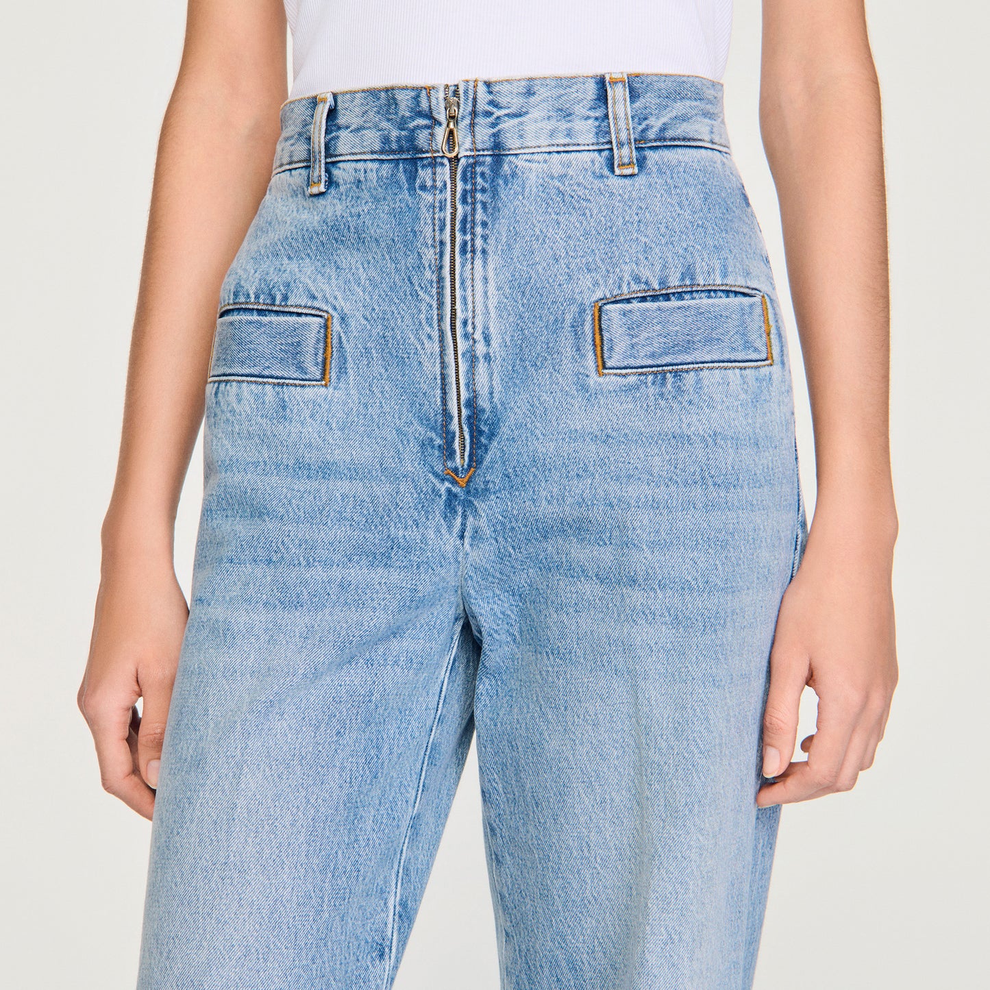 Vaqueros anchos