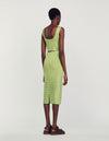 Falda midi sublimada con strass