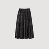 Falda larga con strass