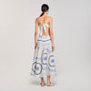 Falda larga estampada Louise Bourgeois