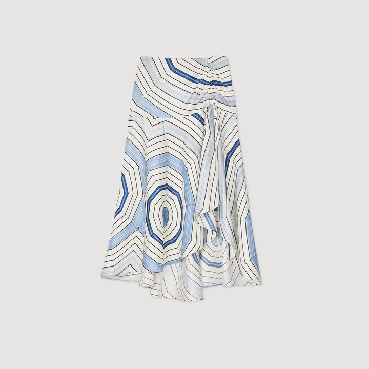 Falda larga estampada Louise Bourgeois