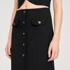 Falda midi con botones