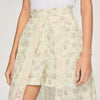 Falda pantalón larga de flores