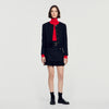 Falda de tweed 2 en 1
