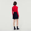 Falda de tweed 2 en 1