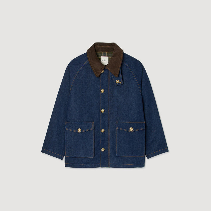 Chaqueta de trabajo de denim