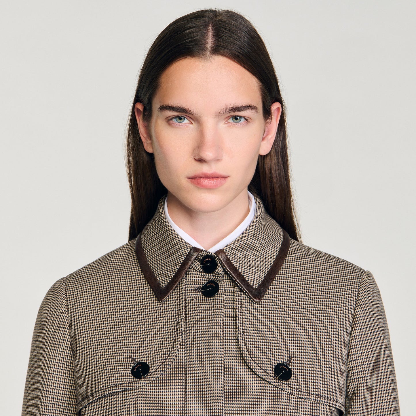 Gabardina de pata de gallo