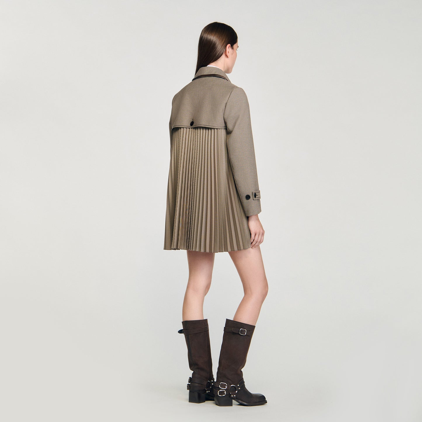 Gabardina de pata de gallo