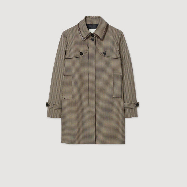 Gabardina de pata de gallo