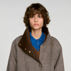 Abrigo oversize a cuadros