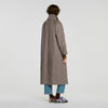 Abrigo oversize a cuadros