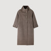 Abrigo oversize a cuadros
