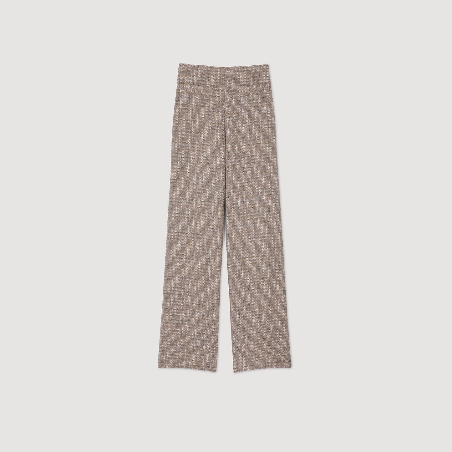 Pantalón recto de tweed