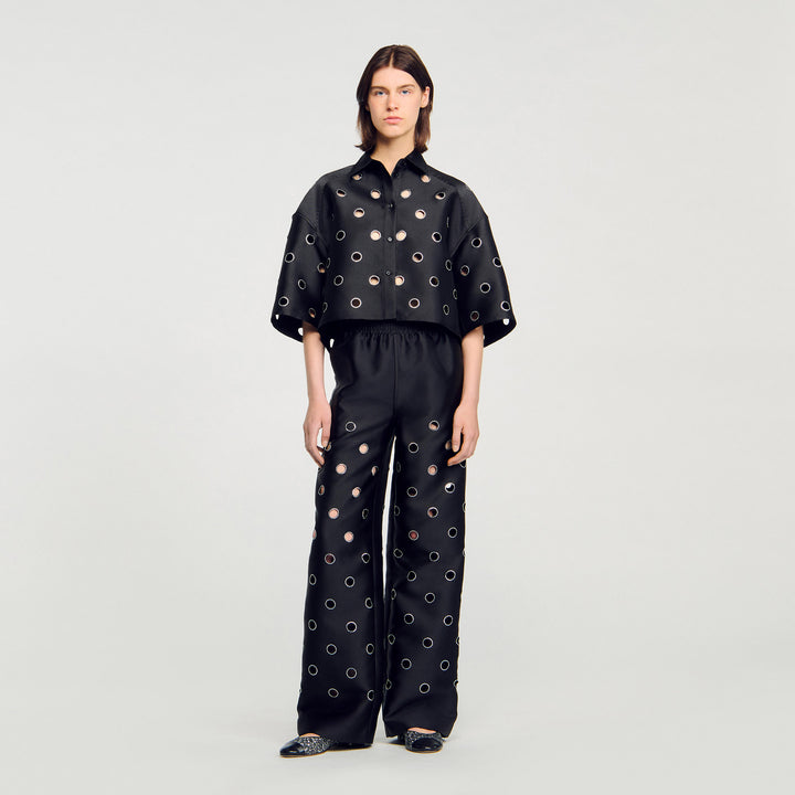 Pantalón con strass
