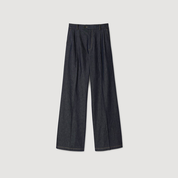 Pantalón de traje de denim