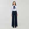 Pantalón con rayas finas