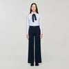 Pantalón con rayas finas