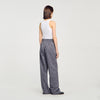 Pantalón a rayas con strass