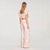 Pantalón con estampado floral