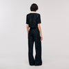 Pantalón de tweed con strass