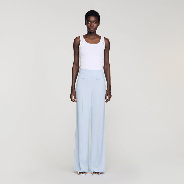 Pantalón de rayas con lentejuelas