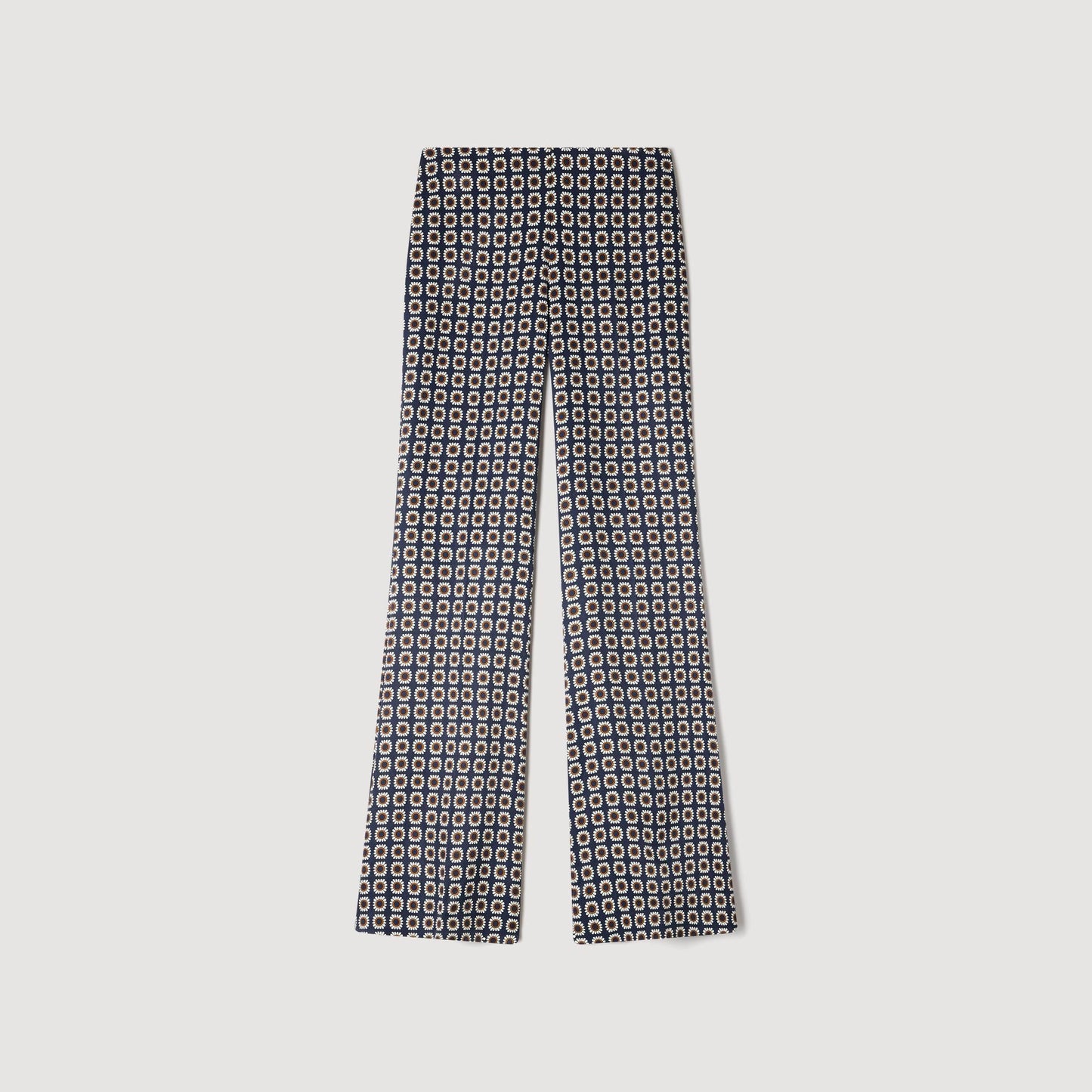 Pantalón fluido estampado floral