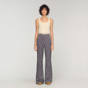 Pantalón fluido estampado floral