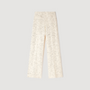 Pantalón recto de lentejuelas