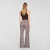 Pantalón fluido estampado floral